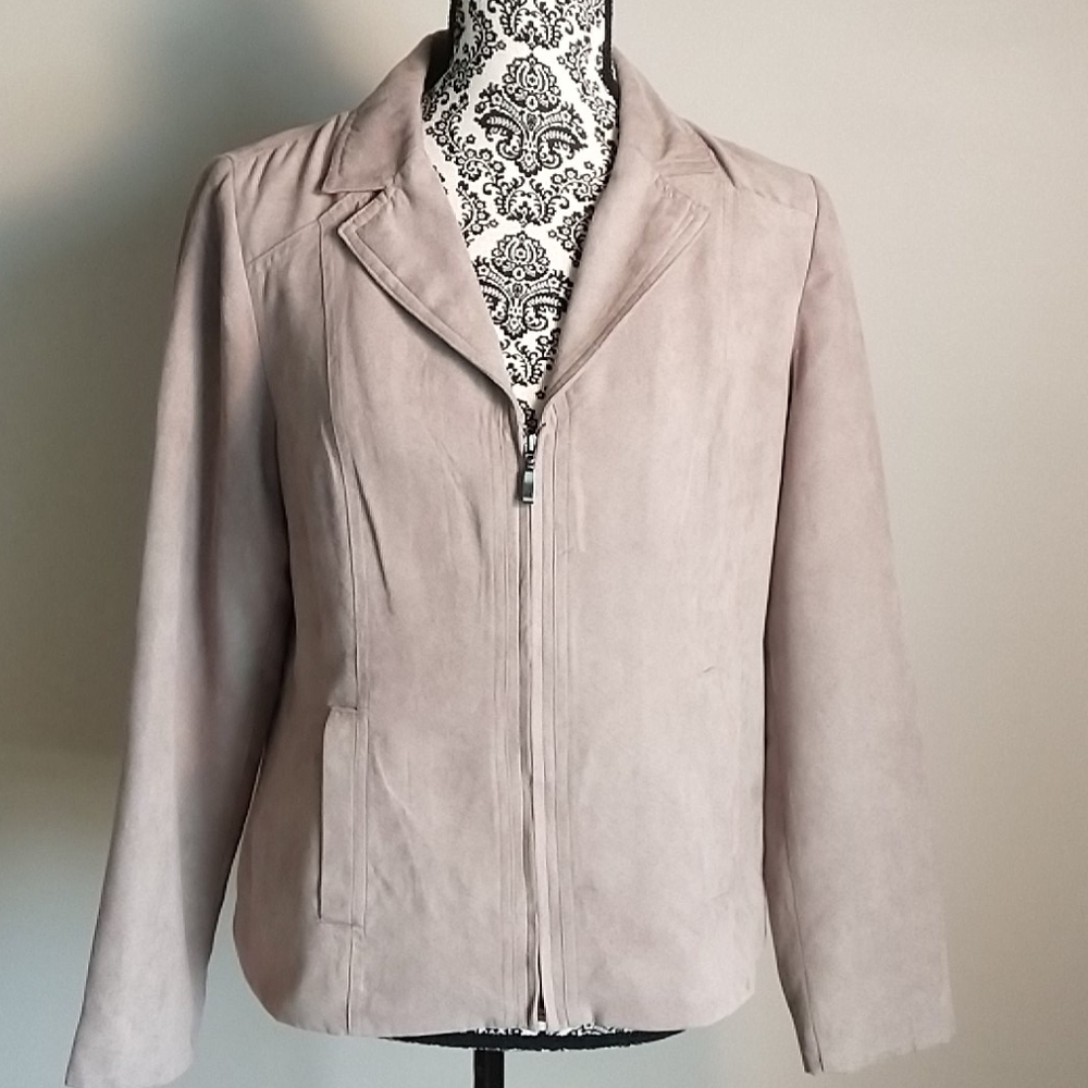 Faux Suede lined jacket